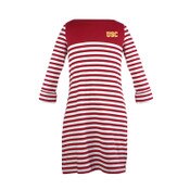 USC Trojans Youth Girls Garb Cardinal Kristen Jersey Striped Dress